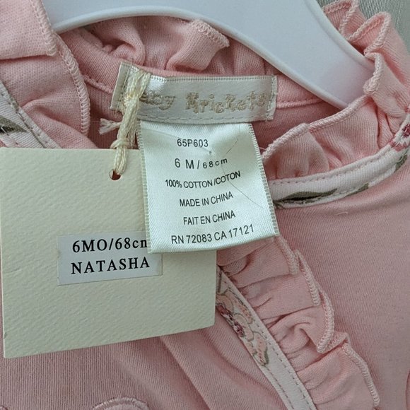 NWT Baby Krickets set of 3 long-sleeved pajamas size 6 M - Picture 15 of 16